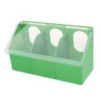 Three hole plastic feeder