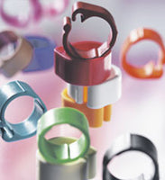 Colour Clip Rings (each package comes in 1 colour)